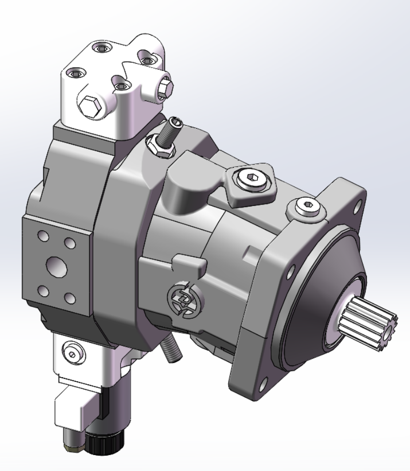 Lansio cynnyrch modur newidiol newidiol piston echelinol HD-A6VM55EP1/EP2